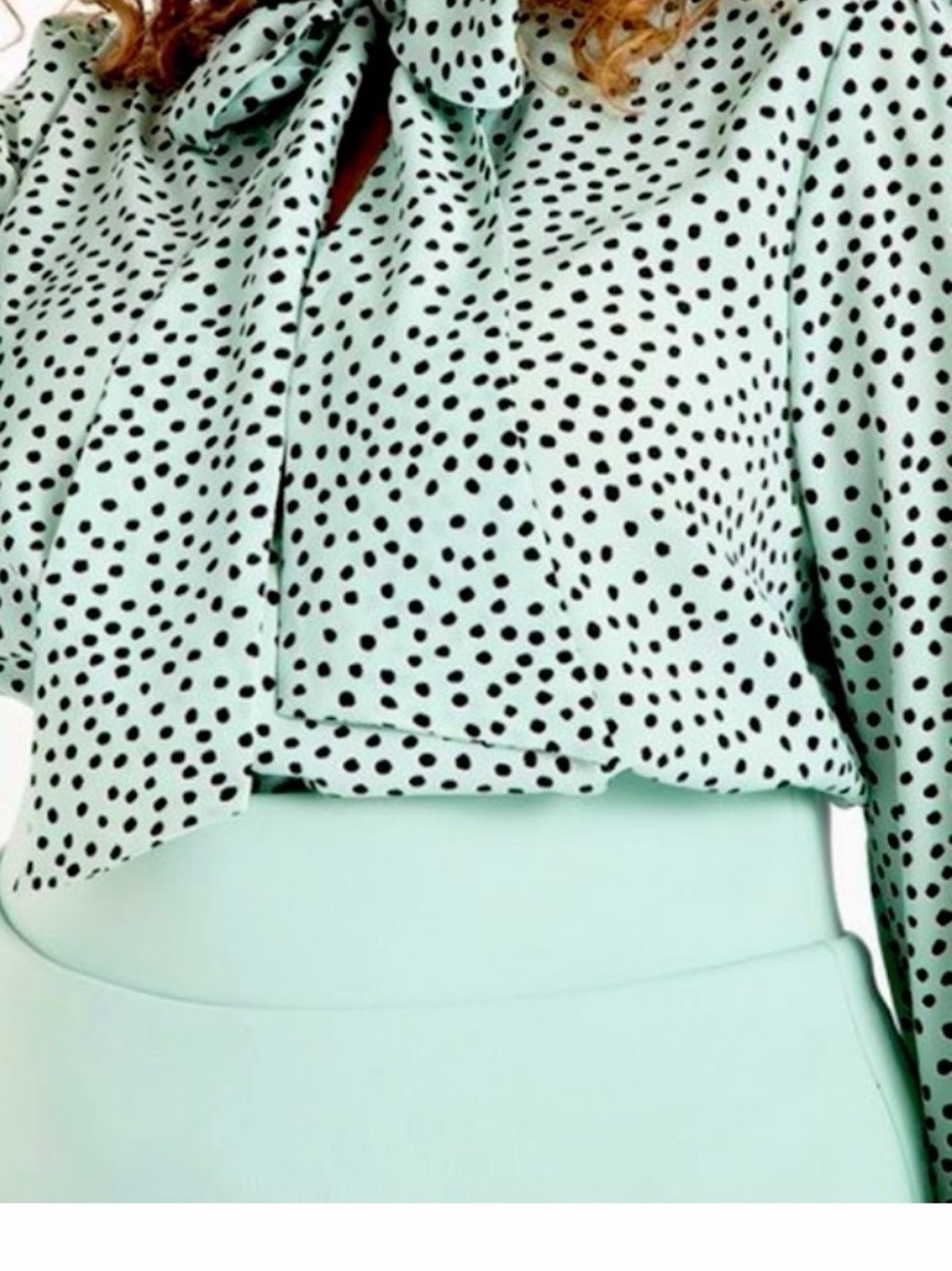 Classic MINT GREEN NEOPRENE Pencil Skirt - Women